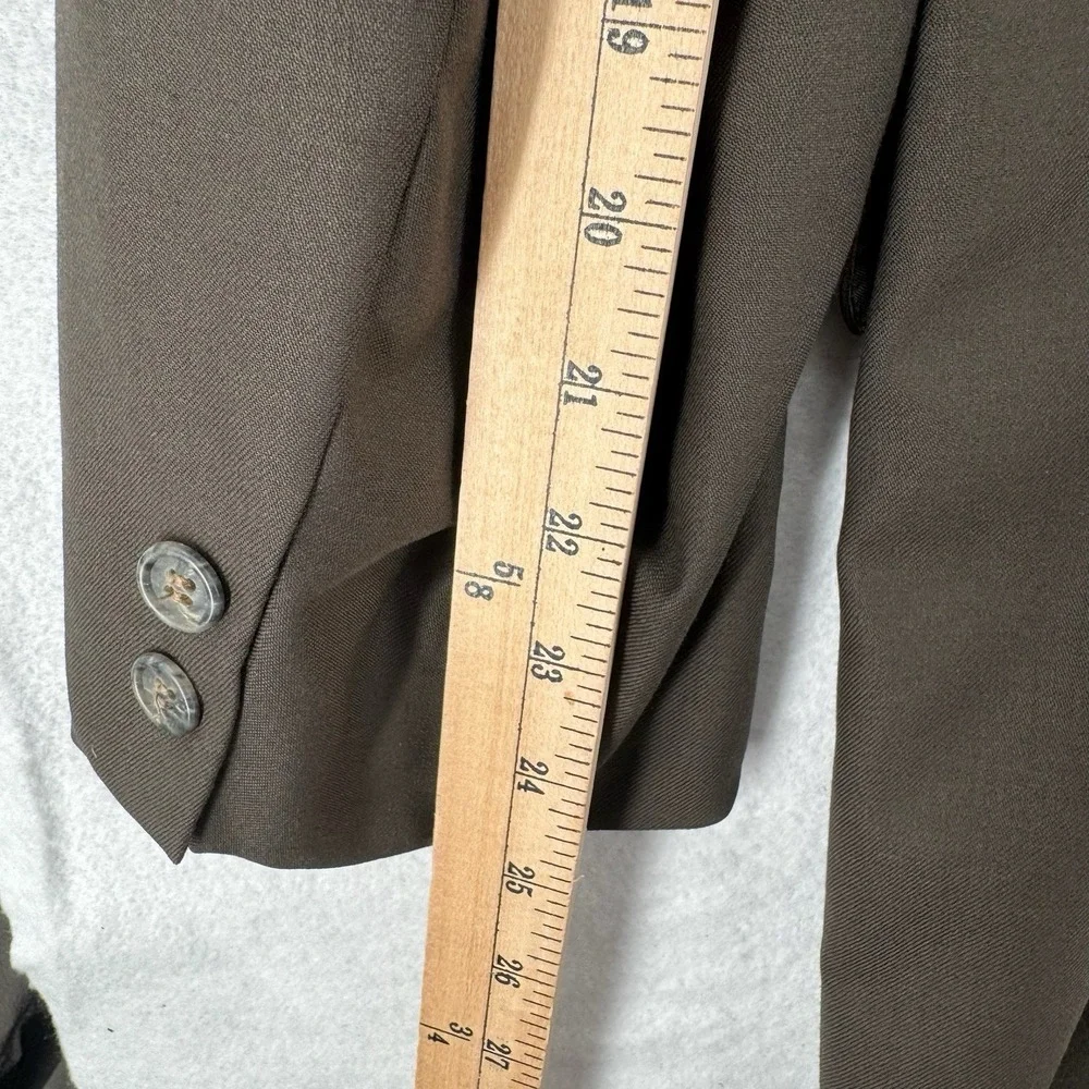 Vintage Brooks Brothers‎ Blazer Mens 44 Long Two Button Wool Brown Jacket USA